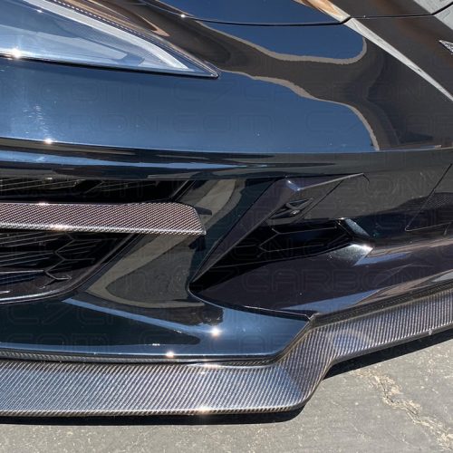 C7 Carbon 2020 2021 Chevrolet Corvette C8 Carbon Fiber Bumper Grille Bezels 1