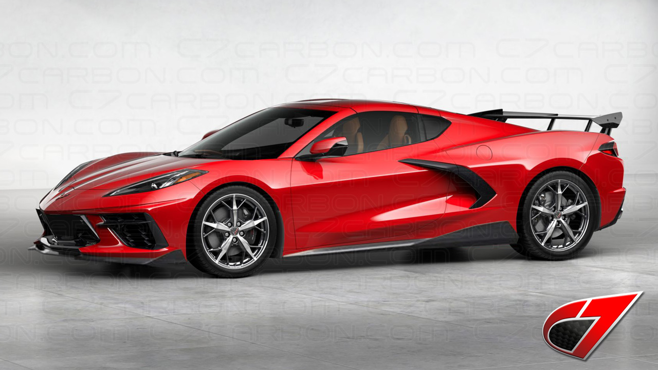 C7 Carbon 2020-2021 Chevrolet Corvette C8 Carbon Fiber Bundle Pack 1