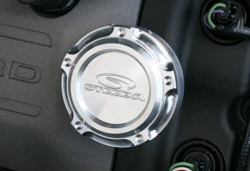 Steeda 1986-2017 Ford Mustang Billet Oil Cap Cover - Image 2