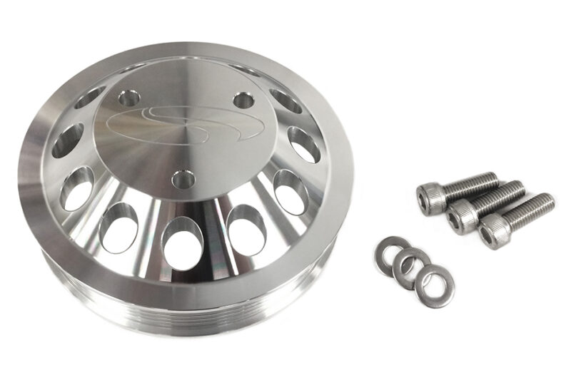 Steeda 2011-2021 Ford Mustang GT Billet 3 Bolt Water Pump Pulley 5.0L/5.2L GT350
