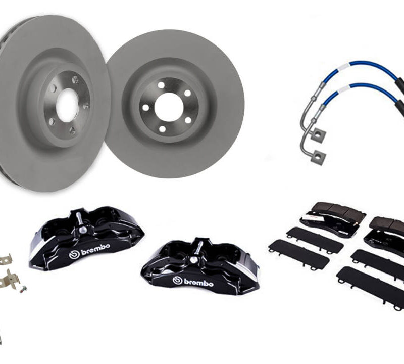 Steeda 2015-2021 Ford Mustang 6-Piston 15" Brembo Performance Pack Front Brake Upgrade Kit