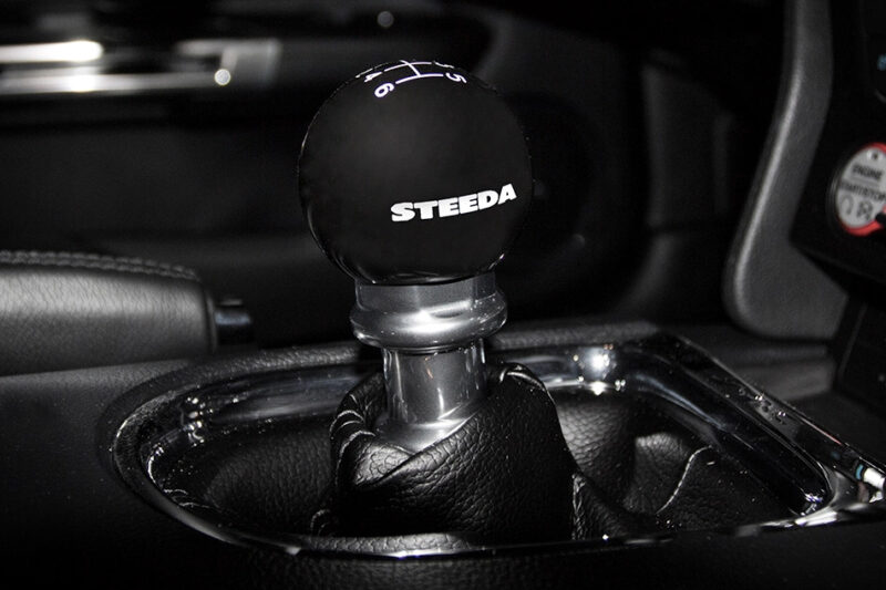 Steeda 2015-2022 Ford Mustang 6-Speed Black Shift Knob