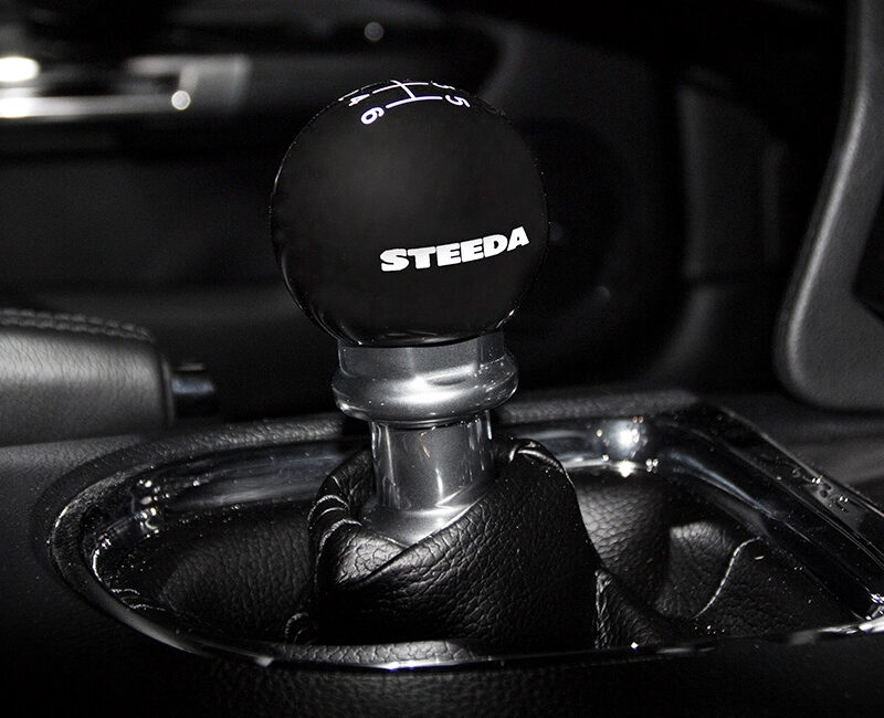 Steeda 2015-2022 Ford Mustang 6-Speed Black Shift Knob