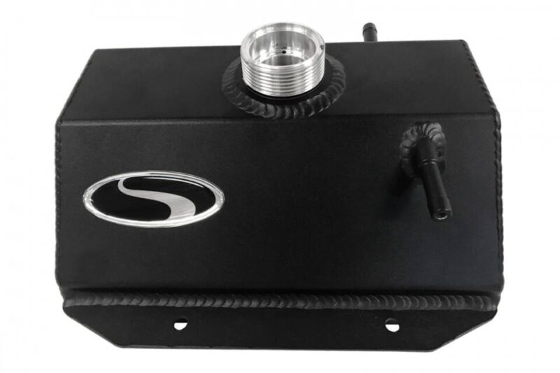 Steeda 2015-2023 Ford Mustang Aluminum Coolant Expansion Tank - Black