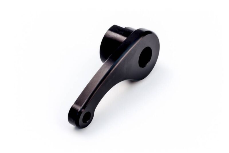 Steeda 2015-2021 Ford Mustang Black Anodized Billet Aluminum Interior Hood Latch Release Lever