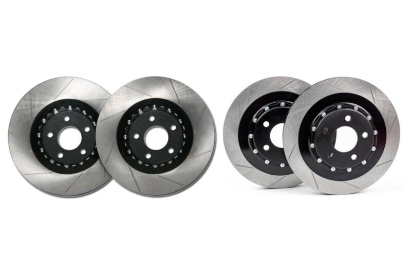 Steeda 2015-2021 Ford Mustang GT Base EcoBoost Performance Pack 352x32mm Front & 330x25mm Rear Two-Piece Rotor Set