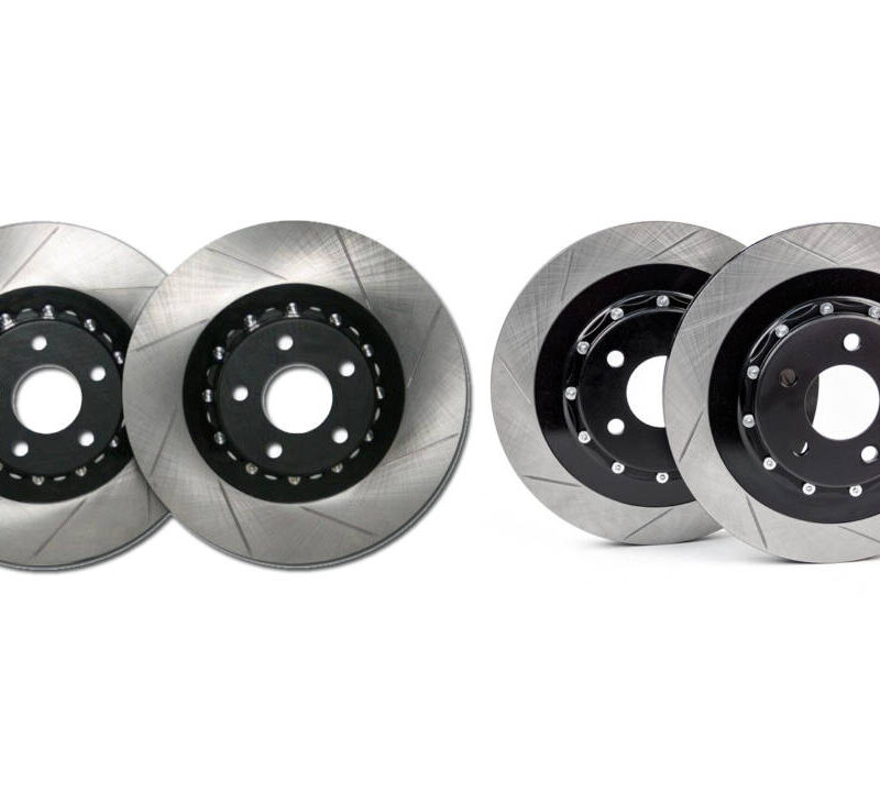 Steeda 2015-2021 Ford Mustang GT Base EcoBoost Performance Pack 352x32mm Front & 330x25mm Rear Two-Piece Rotor Set