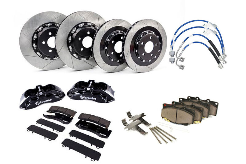 Steeda 2015-2021 Ford Mustang Two-Piece Performance Pack Brembo Big Brake Kit GT and EcoBoost PP