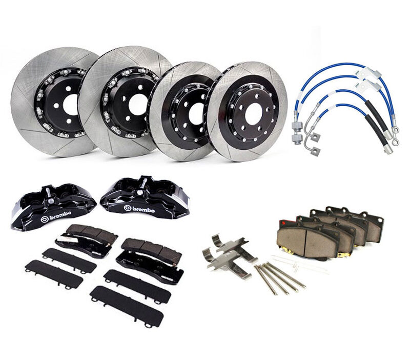 Steeda 2015-2021 Ford Mustang Two-Piece Performance Pack Brembo Big Brake Kit GT and EcoBoost PP