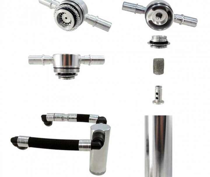 UPR Products 2015-2017 Ford Mustang GT Plug N Play ™ SC Oil Catch Can Separator