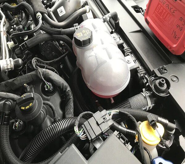 UPR Products 2018-2022 Ford Mustang GT Single Valve Oil Catch Can with Clean Side Separator Plug N Play ™