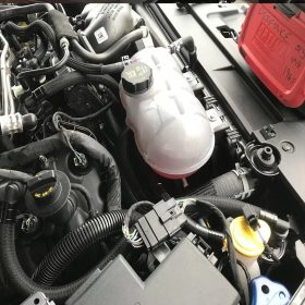 UPR Products 2018-2022 Ford Mustang GT Single Valve Oil Catch Can with Clean Side Separator Plug N Play ™ - Image 1