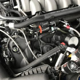 UPR Products 2018-2022 Ford Mustang GT Single Valve Oil Catch Can with Clean Side Separator Plug N Play ™ - Image 3