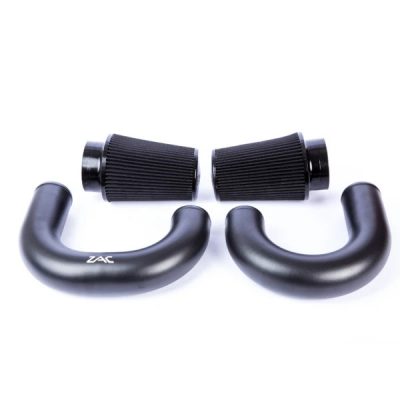 ZACmotorsport 2015-2021 Mercedes-Benz C63 AMG W205 Black Alloy Intakes With Shields