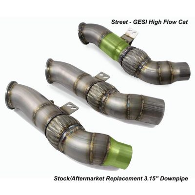 ETS 2020-2022 Toyota Supra MK5 High Flow Cat Downpipe Street-GESI Pro Series Exhaust System