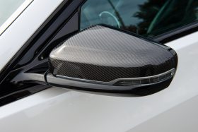 EOS 2016-2019 Cadillac ATS-V CTS-V Carbon Fiber Mirror Covers - Image 2