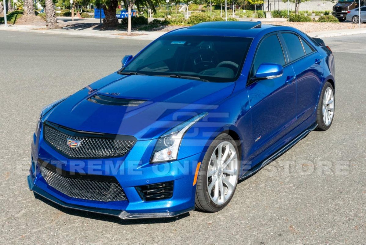 EOS 20162019 Cadillac ATSV Carbon Fiber Front Splitter Function