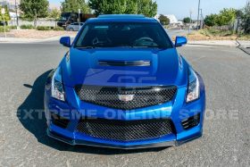 EOS 2016-2019 Cadillac ATS-V Carbon Fiber Front Splitter - image 5