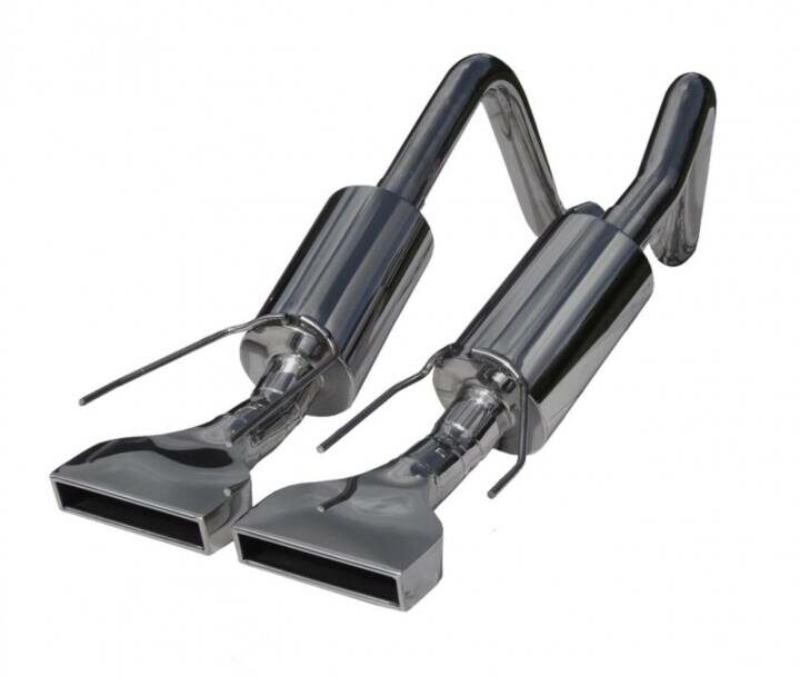 MBRP 2005-2008 Chevrolet Corvette C6 2.5″ Dual Muffler Axle-Back Exhaust w/ Rectangular Tips