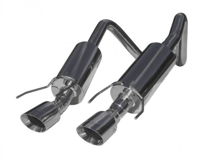 MBRP 2005-2008 Chevrolet Corvette C6 2.5" Dual Muffler Axle-Back Exhaust w/ 4" Round Dual Wall Tips
