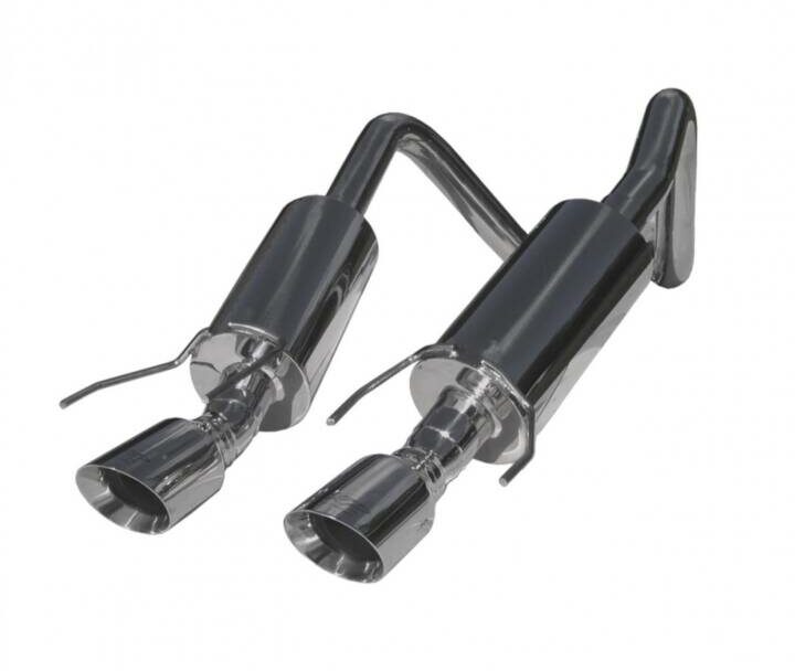 MBRP 2005-2008 Chevrolet Corvette C6 2.5" Dual Muffler Axle-Back Exhaust w/ 4" Round Dual Wall Tips