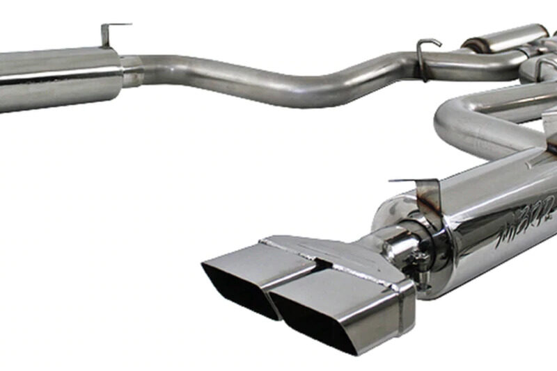 MBRP 2008-2014 Dodge Challenger SRT8 6.1L Hemi Dual Split Rear 3″ Cat-Back Exhaust – T304