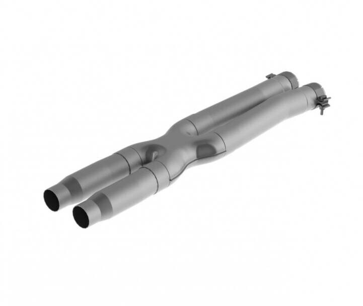 MBRP 2015-2020 Ford Mustang GT350 3″ Resonator Delete X-Pipe