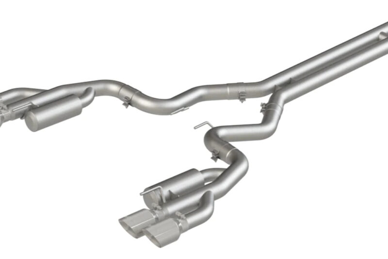 MBRP 2018-2023 Ford Mustang GT 3″ Cat-Back AL Street Version Exhaust w/ Quad 4″ Dual Wall Tips