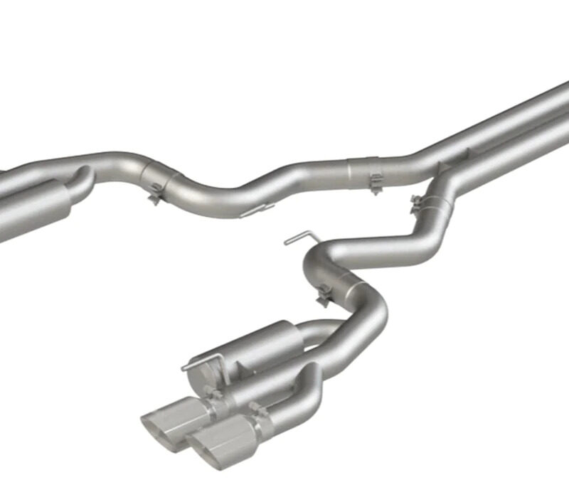 MBRP 2018-2023 Ford Mustang GT 3″ Cat-Back AL Street Version Exhaust w/ Quad 4″ Dual Wall Tips