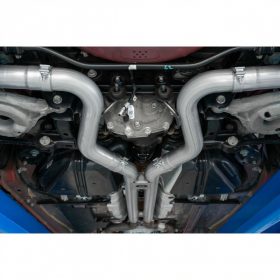 MBRP 2018-2023 Ford Mustang GT 3″ Cat-Back AL Street Version Exhaust w/ Quad 4″ Dual Wall Tips - Image 1