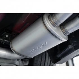 MBRP 2018-2023 Ford Mustang GT 3″ Cat-Back AL Street Version Exhaust w/ Quad 4″ Dual Wall Tips - Image 2
