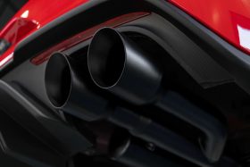 MBRP Mustang GT 3″ Cat-Back Black Coated Race Version Exhaust w/ Quad 4″ Dual Wall Tips for Mustang GT - Image 5