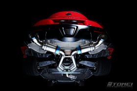 Tomei Supra GR Expreme Ti Full Titanium Muffler Kit Type-D Dual Exit Exhaust for GR Supra - Image 3