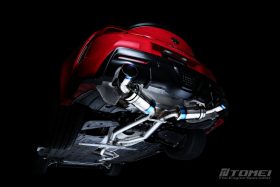Tomei Supra GR Expreme Ti Full Titanium Muffler Kit Type-D Dual Exit Exhaust for GR Supra - Image 4