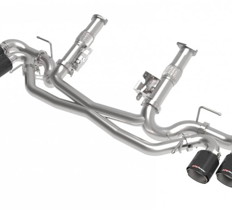 aFe Power 2020-2024 Chevrolet Corvette C8 MACH Force-XP 304 Stainless Non-NPP Cat-Back Exhaust – Carbon Fiber Tips