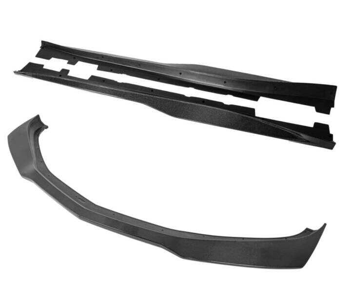 EOS 2019-2023 Chevrolet Camaro RS SS | ZL1 1LE Conversion Carbon Fiber Front Splitter & Side Skirts