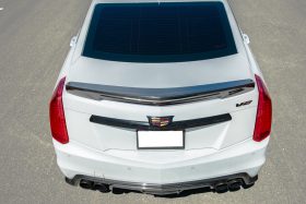 EOS 2016-2019 Cadillac CTS-V Primer Black Spoiler - Image 3