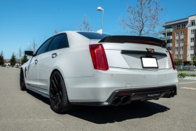 EOS 2016-2019 Cadillac CTS-V Primer Black Spoiler - Image 1