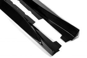 EOS 2019-2023 Chevrolet Camaro RS SS | ZL1 1LE Conversion Glossy Black Front Splitter & Side Skirts - Image 4