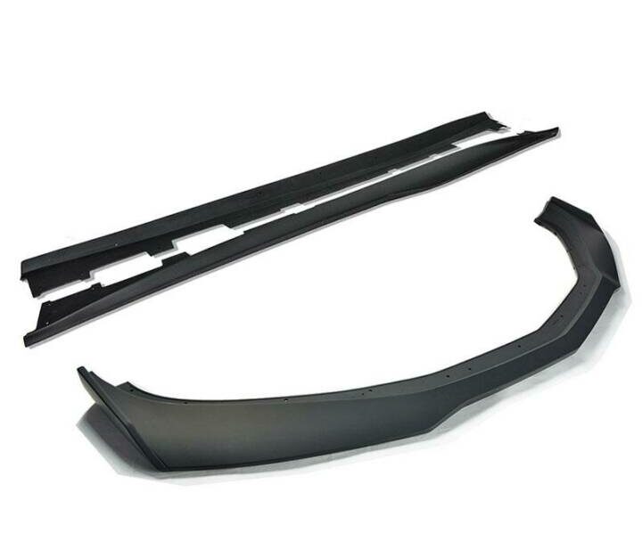 EOS 2019-2023 Chevrolet Camaro RS SS | ZL1 1LE Conversion Glossy Black Front Splitter & Side Skirts