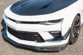 EOS 2019-2023 Chevrolet Camaro RS SS | ZL1 1LE Conversion Carbon Fiber Front Splitter & Side Skirts - Image 1