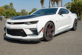 EOS 2019-2023 Chevrolet Camaro RS SS | ZL1 1LE Conversion Carbon Fiber Front Splitter & Side Skirts - Image 2