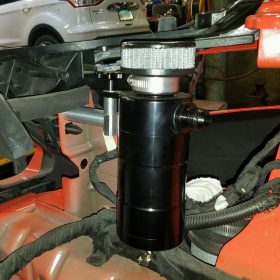 UPR Products 2015-2021 Ford Mustang GT 5.0 Billet Breather Tank Plug N Play - Image 1