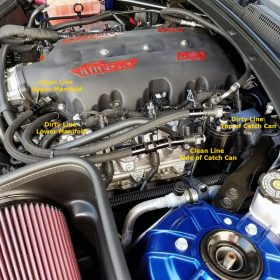 UPR Products 2016-2021 Chevrolet Camaro V8 Single Valve Oil Catch Can Separator Plug N Play - Image 4