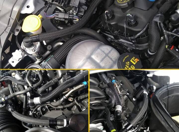 UPR Products 2016-2021 Ford Mustang GT350 / Mach 1 Single Valve Oil Catch Can with CSS Plug N Play