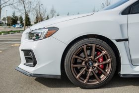 Extreme Online Store EOS Subaru WRX STi HT Style Carbon Fiber Front Splitter Lip - Image 7