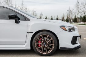 Extreme Online Store EOS Subaru WRX STi VRS Style Front Splitter - Image 4