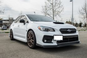 Extreme Online Store EOS Subaru WRX STi VRS Style Front Splitter - Image 5