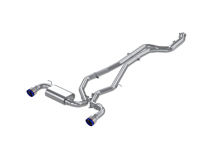 MBRP 2020-2026 Toyota GR Supra 3″ Cat-Back Dual Rear Outlet Exhaust – Stainless Burnt End Tips