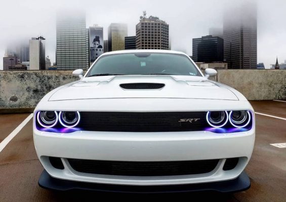 Oracle Lighting 2015-2021 Dodge Challenger Dynamic Colorshift Headlight Halo Kit